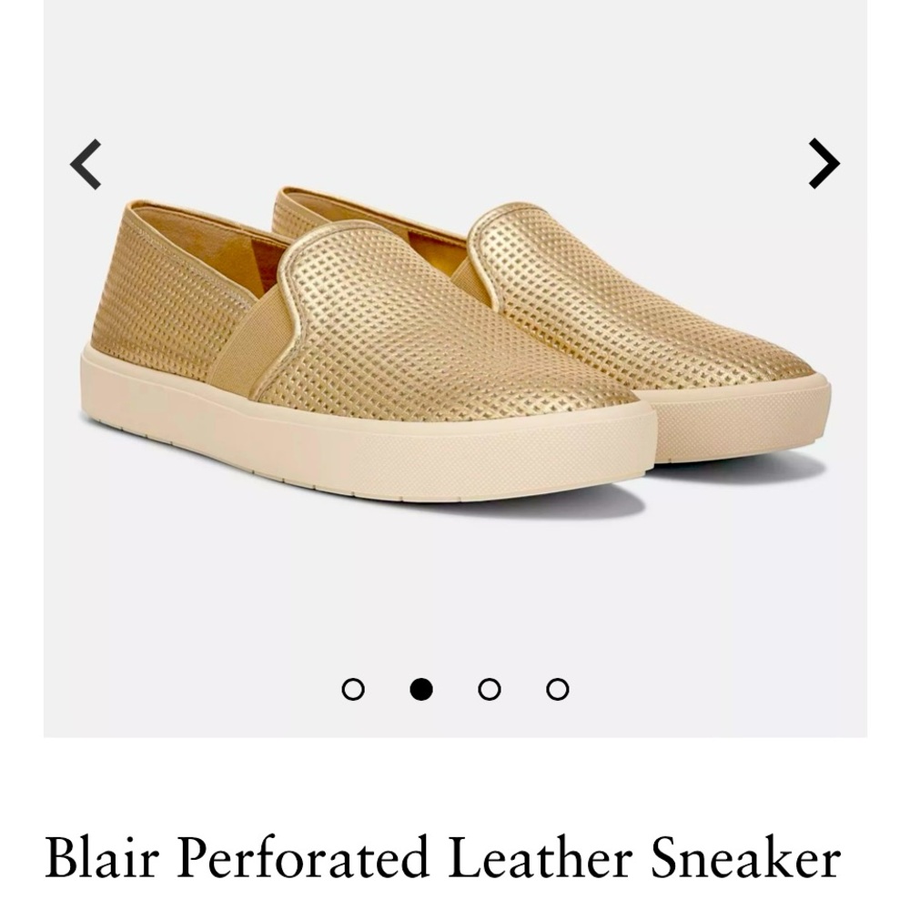 New in Box VINCE- Blair perforated leather slip on sneakers